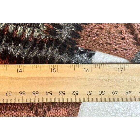 Peruvian Connection Telluride Crochet Alpaca Wool Blend Tunic Sweater/Dress XS - Picture 11 of 11